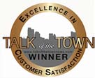 Talk of the Town Customer Satisfaction Award 2013