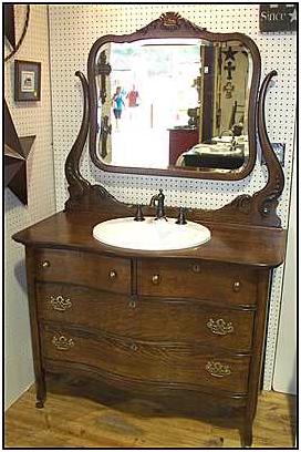 Antique Dresser With Sink Kitchen Cabinet Value